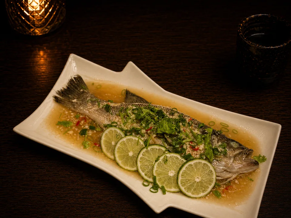 泰式檸檬清蒸魚