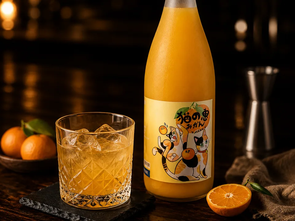 日本貓之惠蜜柑酒