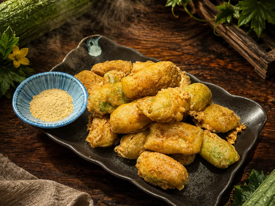 酥炸絲瓜