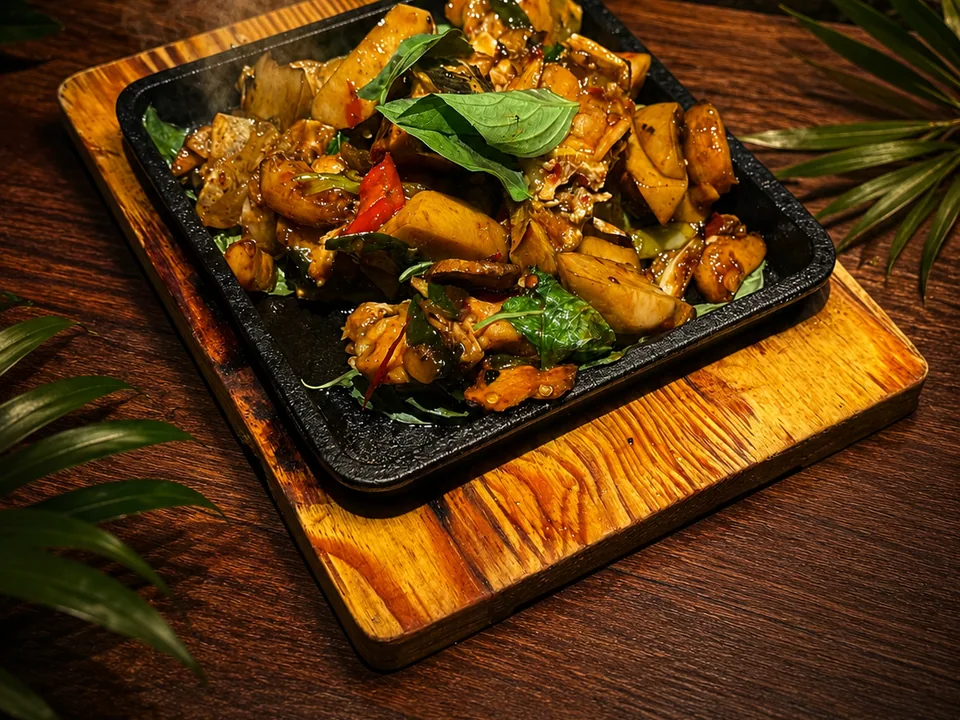 三杯炒鱷魚